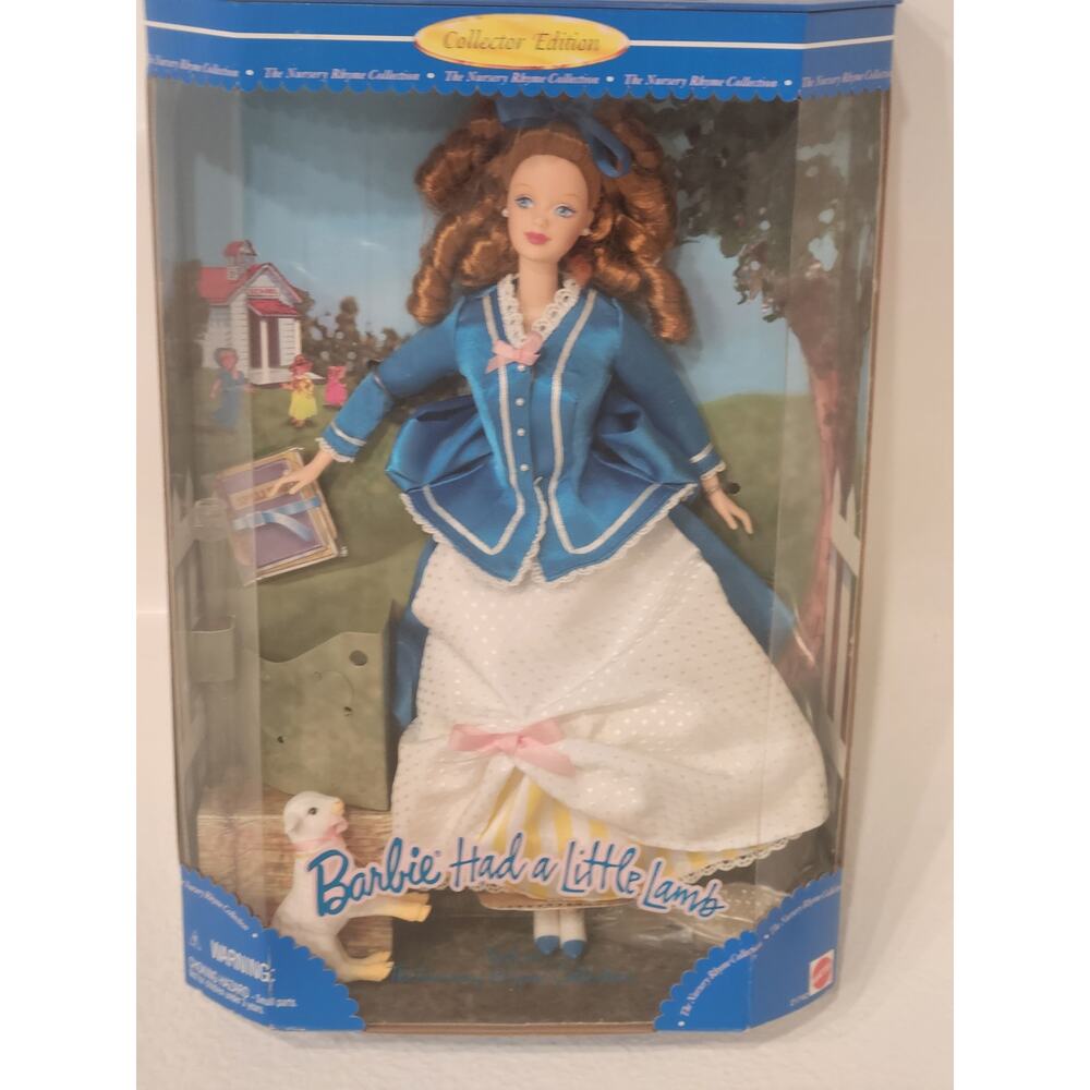 Barbie Had a Little‎ Lamb Collector Edition Nursery Rhyme Collection Mattel NRFB